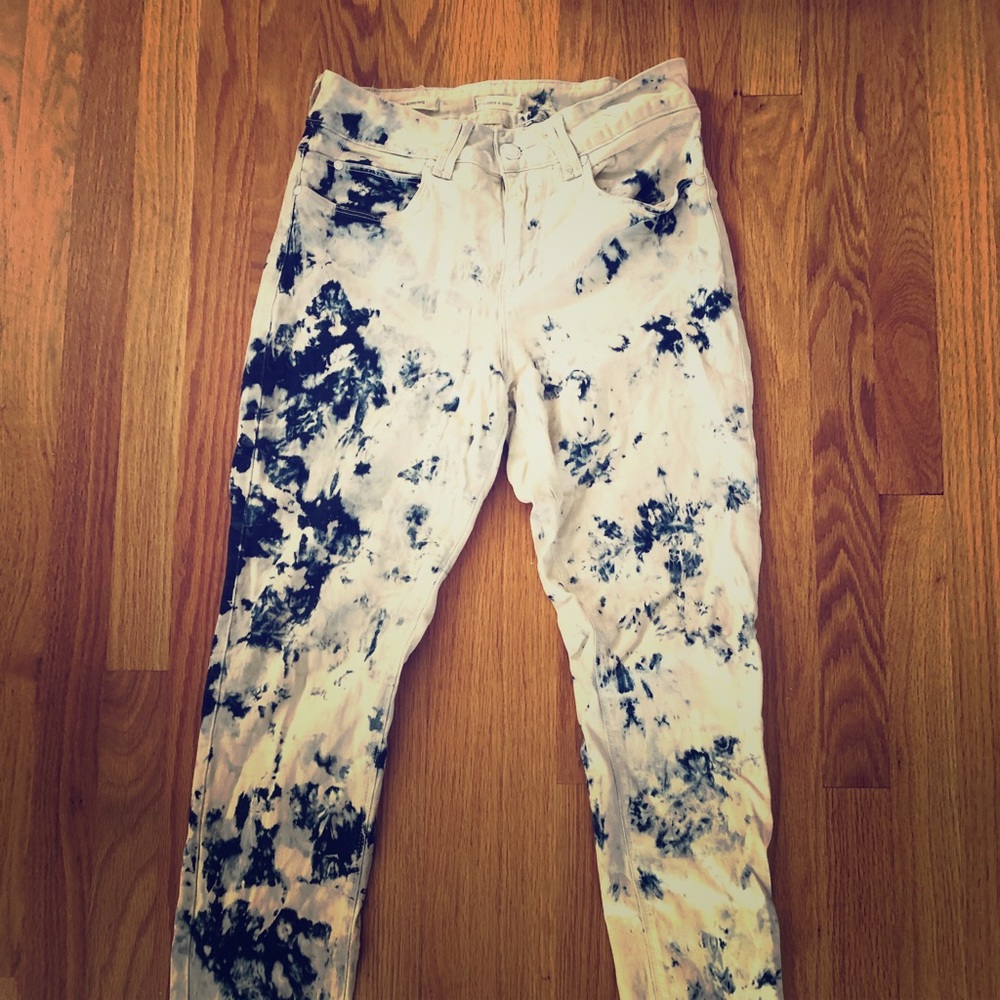 Silence+ noise high rise ankle skinny twig jeans